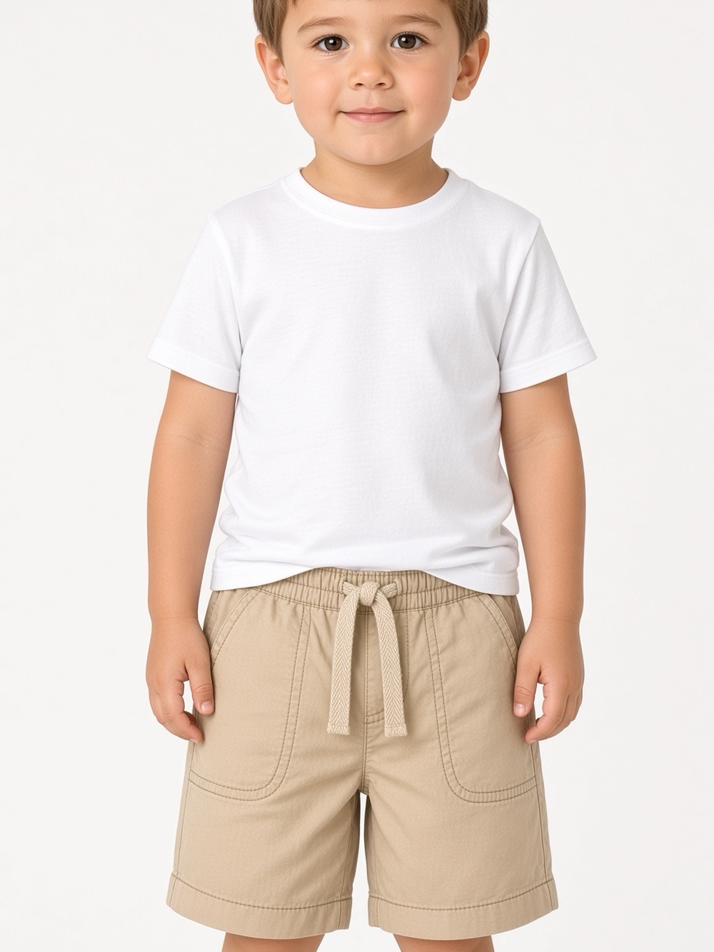 Old Navy Toddler Boys Khaki Pull On Shorts